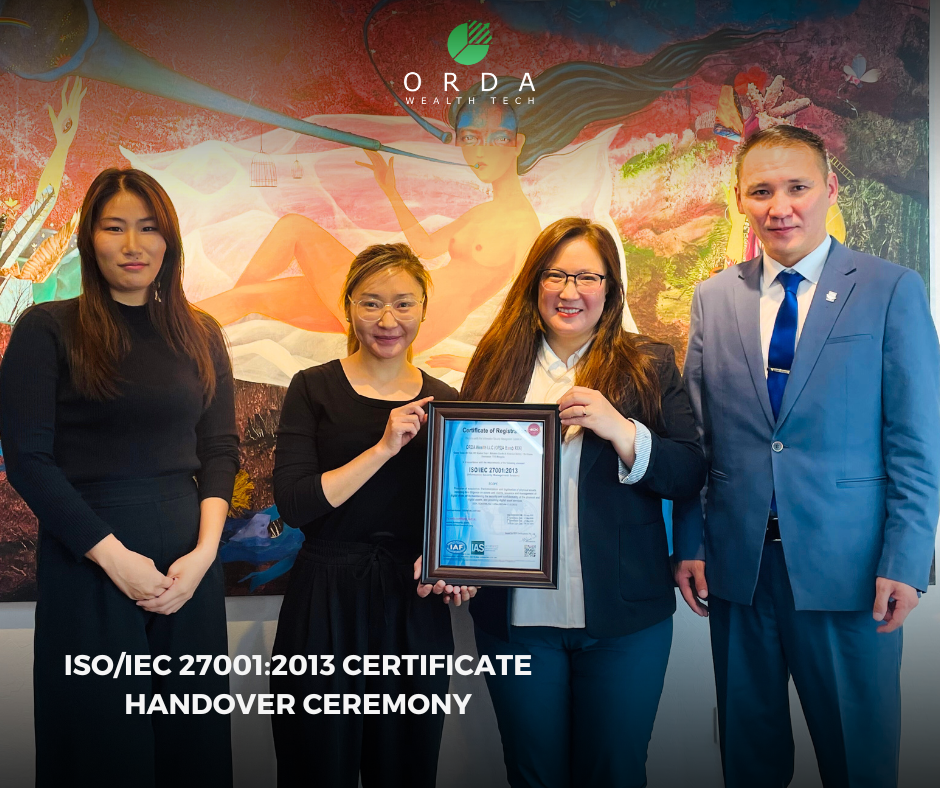 Preview for ORDA Wealth Tech achieves ISO/IEC 27001:2013 certification